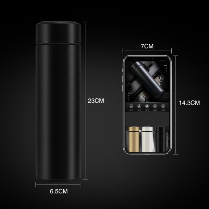 Stainless steel thermal Mug with LED digital screen