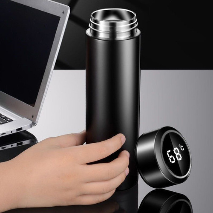 Stainless steel thermal Mug with LED digital screen