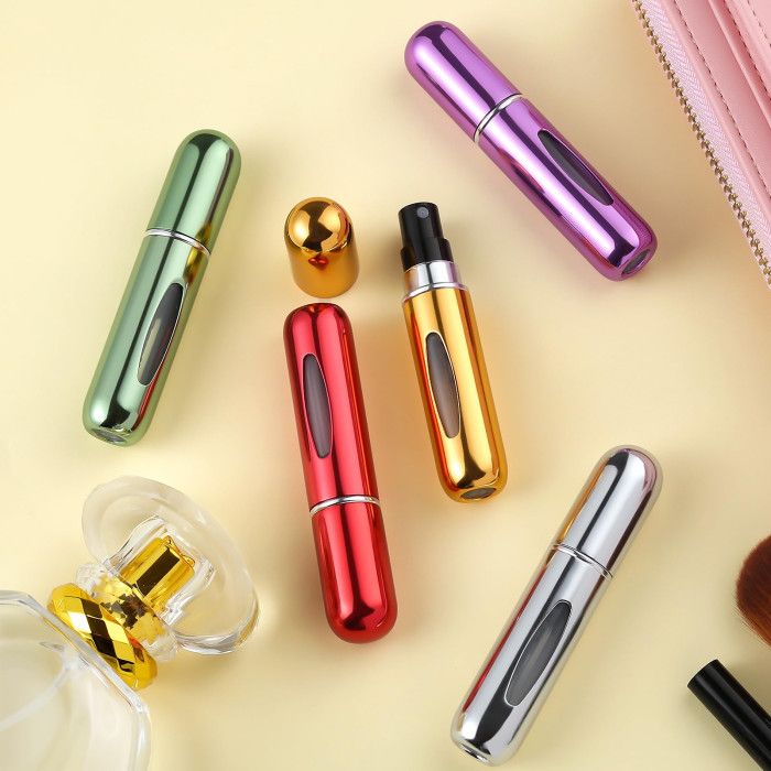 (2 Pcs)- 5ml Portable Mini Refillable Perfume Bottle